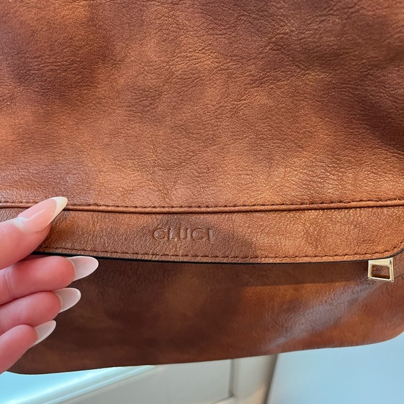 Brown high quality leather backpack/purse - Picture 10 of 10